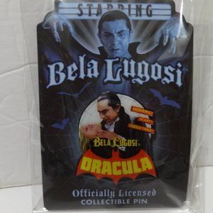 Bela Lugosi Dracula Bites Collectible Pin